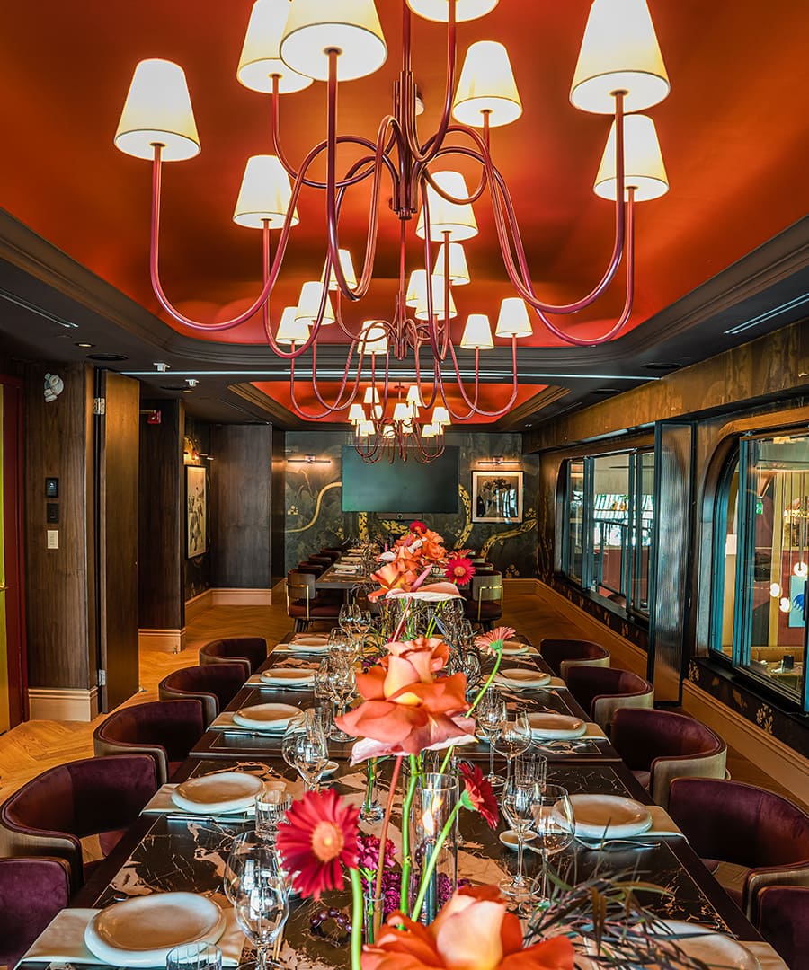 Donika private dining room