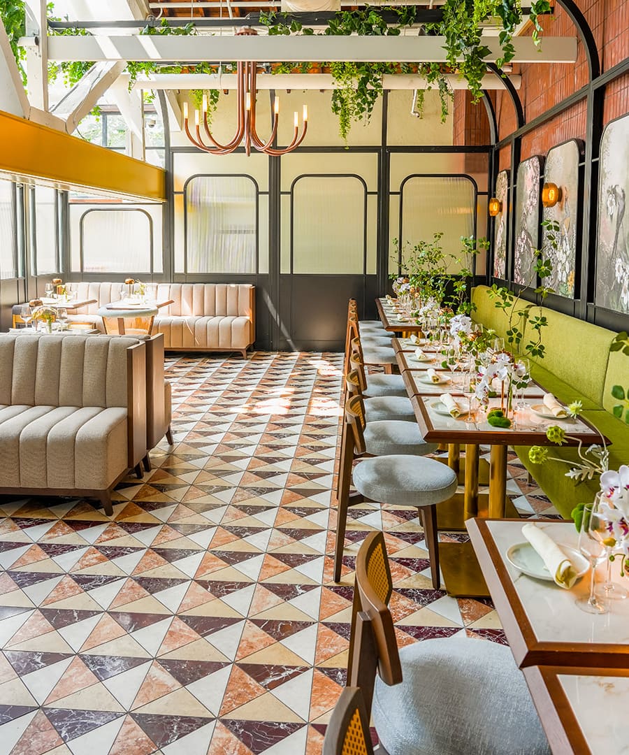 Private dining at Donika